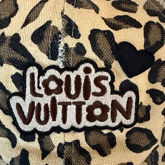 NWOT Leopard Print Mesh Trucker Hat - Tan & Black - Picture 2 of 4